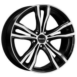 Mak Wheels – X-MODE – Black – 19″x9″ 32mm – Summer Wheels – F9090XMBM32WSX